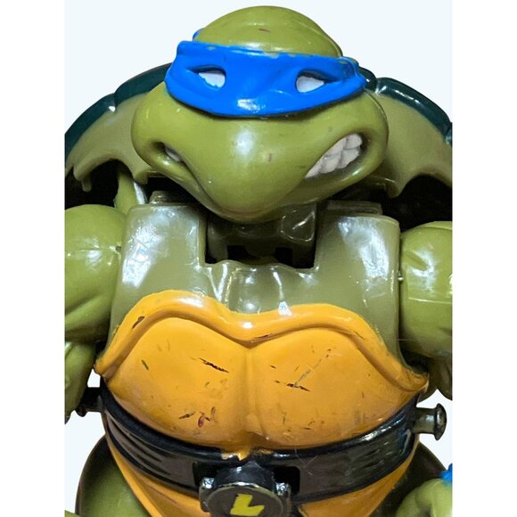 Playmates TMNT Leonardo Action Figure With Shell Changeable toTortoise 1992 - Picture 5 of 13